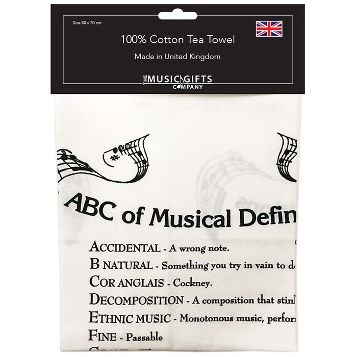 Music Tea Towel - Various