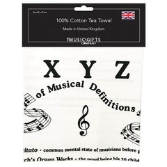 Music Tea Towel - Various