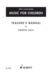 Music for Children Teacher's Manual-Classroom-Schott Music-Engadine Music