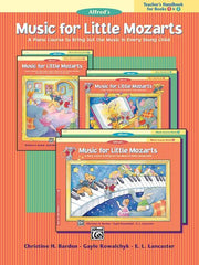 Music for Little Mozarts: Teachers Handbook for Books 1 & 2-Piano & Keyboard-Alfred-Engadine Music