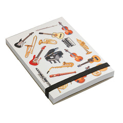 Musical A7 Note Pad - Various