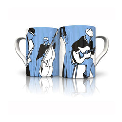 Musical Bone China Mug & Matching Coasters - Various Art Designs