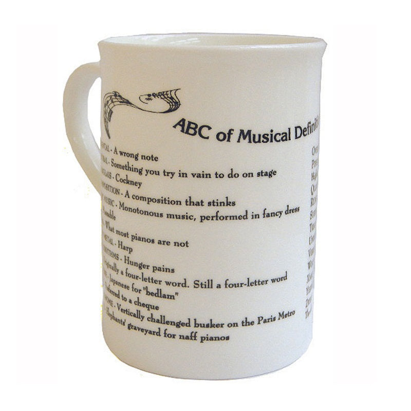 Musical Bone China Mug - Various Designs