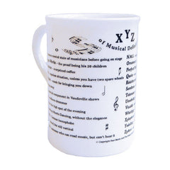 Musical Bone China Mug - Various Designs