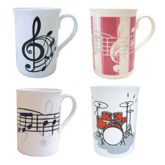 Musical Bone China Mug - Various Designs