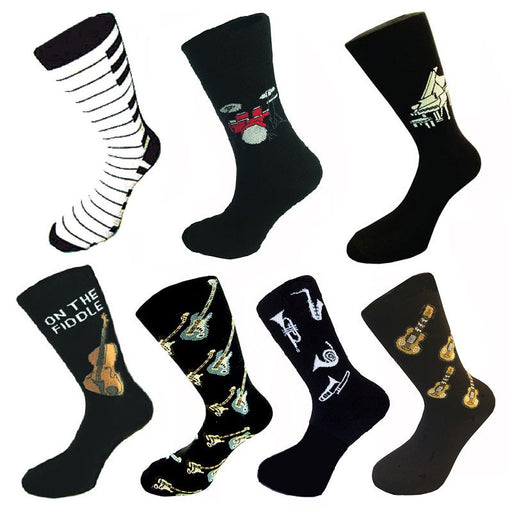 Musical Instrument Socks - Various Designs