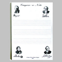 Musical Note Pad - Various Designs