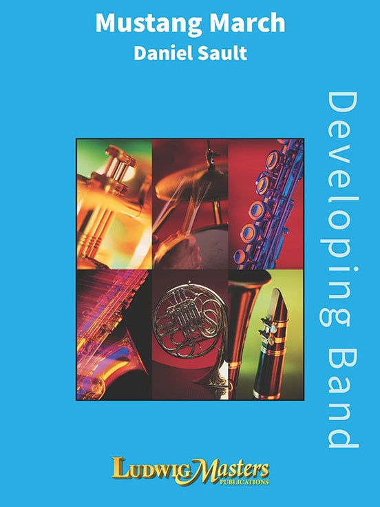 Mustang March, Daniel Sault, Concert Band Grade 2.5