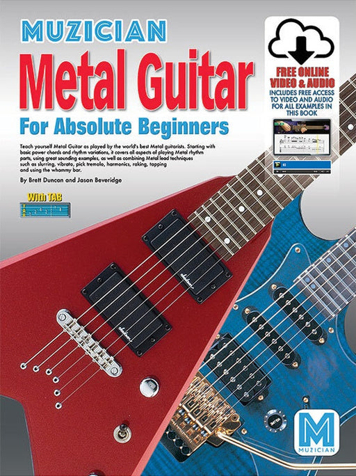 Muzician Metal Guitar Method for Absolute Beginners Bk/Online Media