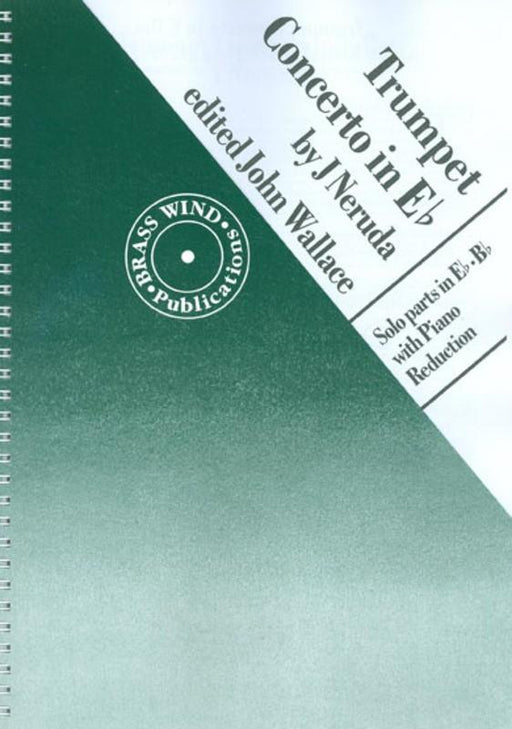 Neruda - Trumpet Concerto in Eb, Trumpet & Piano-Brass-Brass Wind Publications-Engadine Music