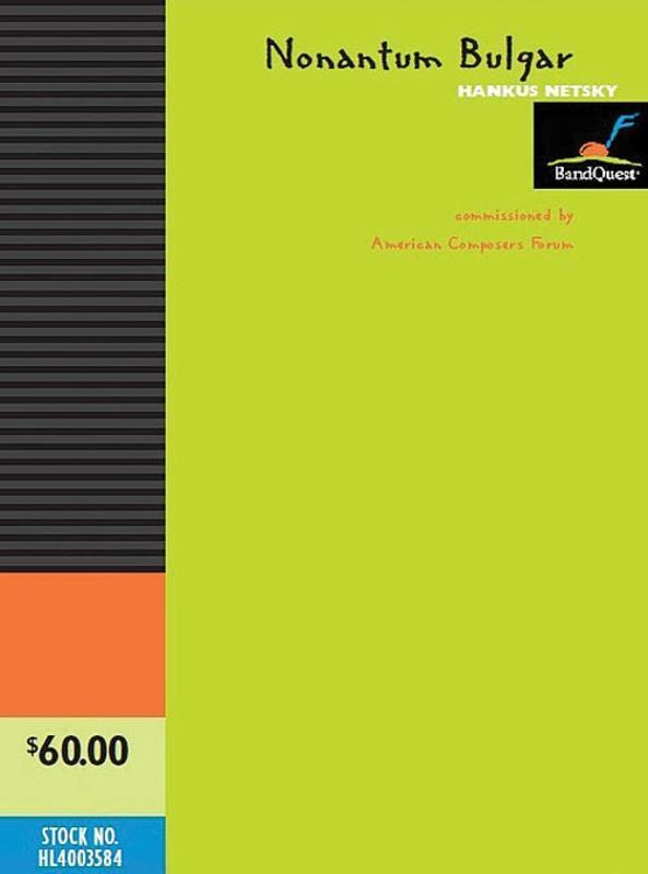 Nonantum Bulgar, Hankus Netsky Concert Band Grade 3-Concert Band-American Composers Forum-Engadine Music