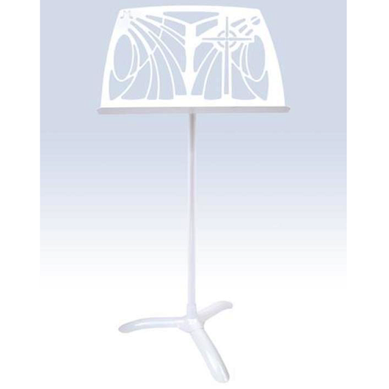 Noteworthy Celtic Cross White Music Stand