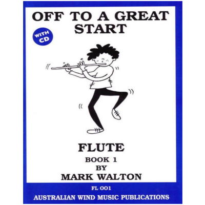 Off to a Great Start for Flute Book 1 Bk/CD-Woodwind-Australian Wind Music Publications-Engadine Music