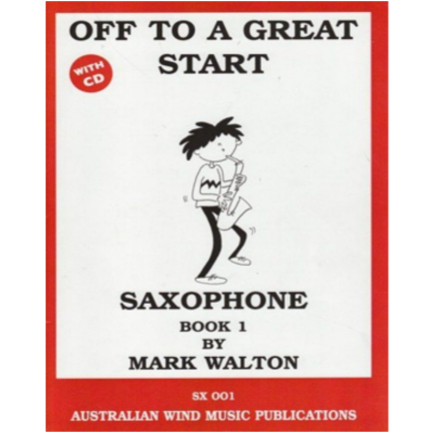 Off to a Great Start for Tenor Saxophone Book 1 Bk/CD-Woodwind-Australian Wind Music Publications-Engadine Music