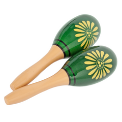 Oval Maracas Green