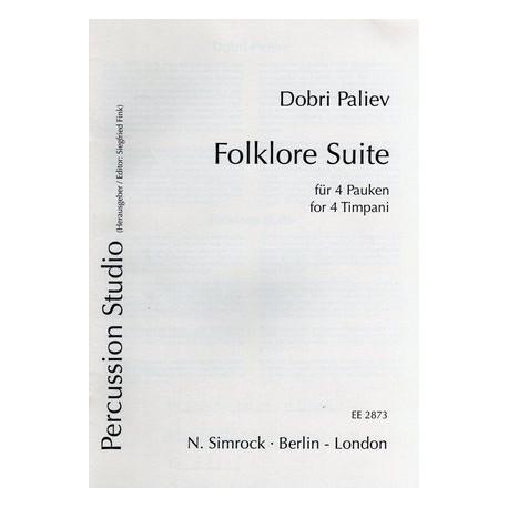 Paliev - Folklore Suite for 4 Timpani-Percussion-Simrock-Engadine Music