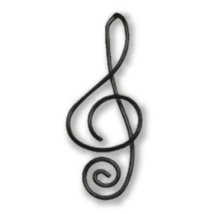 Paper Clip G Clef Pack of 8