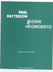 Patterson - Horn Concerto, French Horn & Piano-Brass-Josef Weinberger-Engadine Music