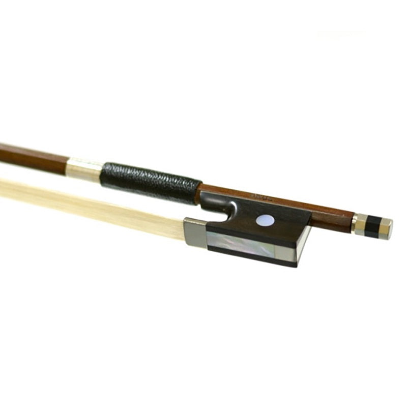 Paul Brazilwood Octagonal 4/4 Violin Bow - Pearl Eye
