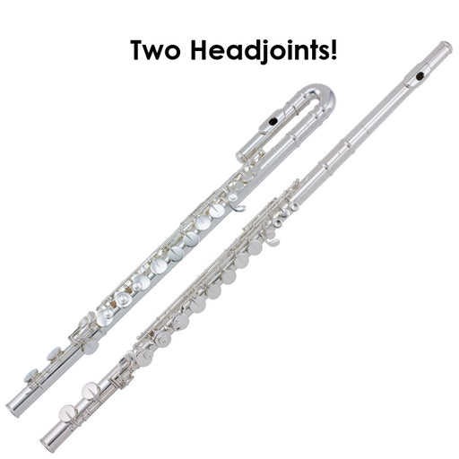 Pearl 201US Alto Flute with Curved & Straight Head