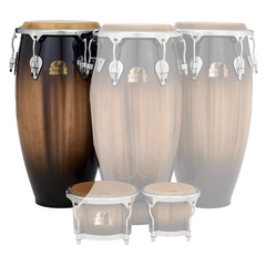 Pearl Elite Wood Conga Mocha - Various Sizes