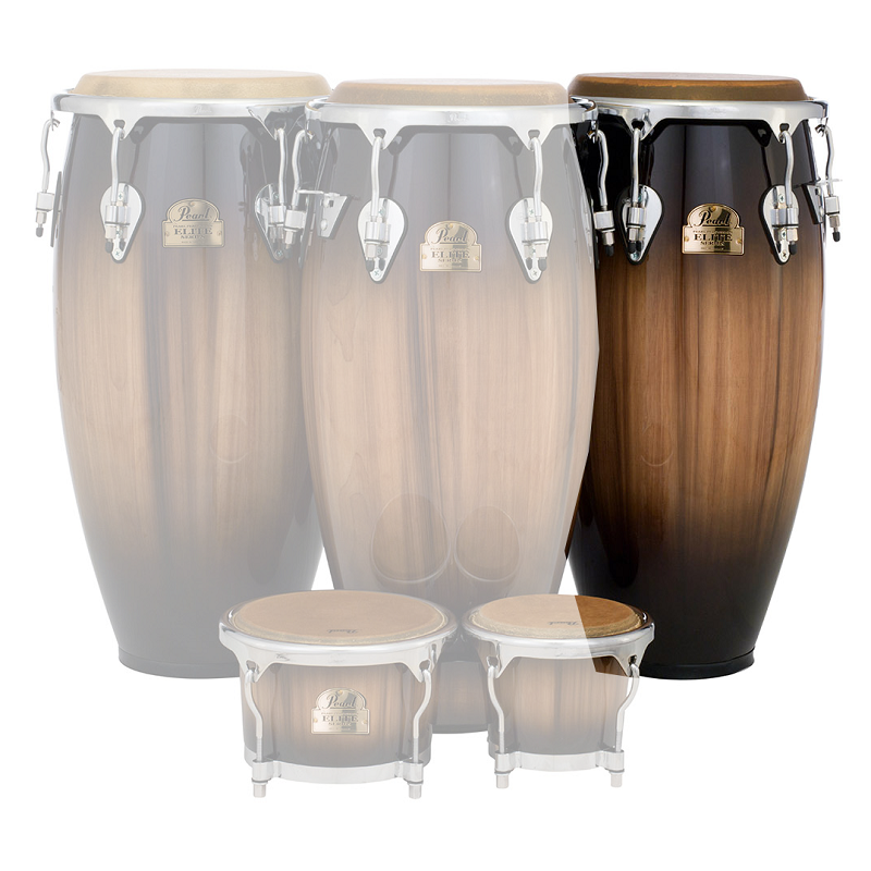 Pearl Elite Wood Conga Mocha - Various Sizes