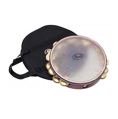 Pearl Percussion Symphonic Tambourine with Brass Jingles & Bag
