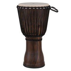 Pearl Rope Tuned Djembe | Synthetic Shell | Artisan Straight Grain Limba