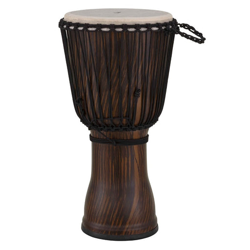 Pearl Rope Tuned Djembe | Synthetic Shell | Artisan Straight Grain Limba
