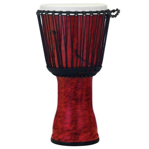 Pearl Rope Tuned Djembe | Synthetic Shell | Molten Scarlet