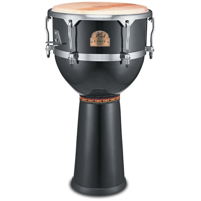 Pearl Top Tuned Djembe | Fibreglass Shell | Bistre Black