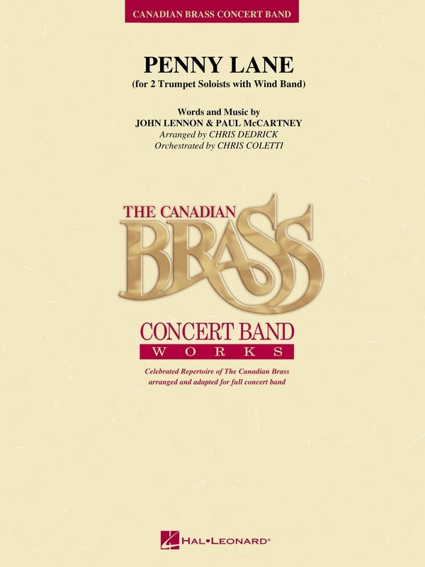 Penny Lane For 2 Trumpet Soloists, Concert Band Grade 4