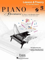 Piano Adventures All-In-Two Level 2B - Various