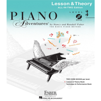 Piano Adventures All-In-Two Level 3 - Lesson & Theory Book/CD-Piano & Keyboard-Faber Piano Adventures-Engadine Music