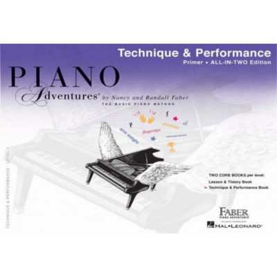 Piano Adventures All-In-Two Primer Level - Technique & Performance Book-Piano & Keyboard-Faber Piano Adventures-Engadine Music