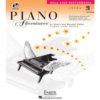Piano Adventures Level 2B - Gold Star Performance Book/CD-Piano & Keyboard-Faber Piano Adventures-Engadine Music