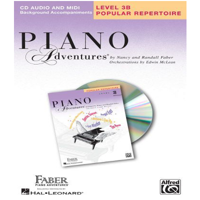 Piano Adventures Level 3B - Popular Repertoire Accompaniment CD-Piano & Keyboard-Faber Piano Adventures-Engadine Music