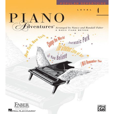 Piano Adventures Level 4 - Popular Repertoire Book-Piano & Keyboard-Faber Piano Adventures-Engadine Music