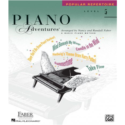Piano Adventures Level 5 - Popular Repertoire Book-Piano & Keyboard-Faber Piano Adventures-Engadine Music