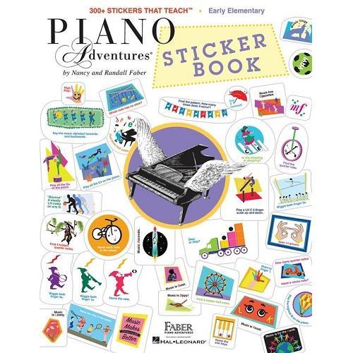 Piano Adventures Sticker Book-Piano & Keyboard-Faber Piano Adventures-Engadine Music