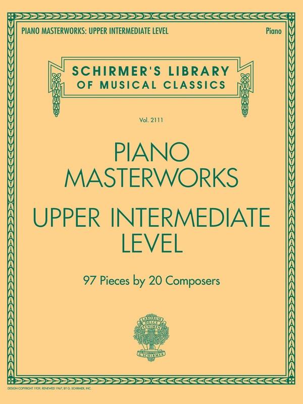 Piano Masterworks - Upper Intermediate Level-Piano & Keyboard-G. Schirmer Inc.-Engadine Music
