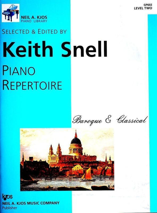 Piano Repertoire Baroque And Classical Level 2