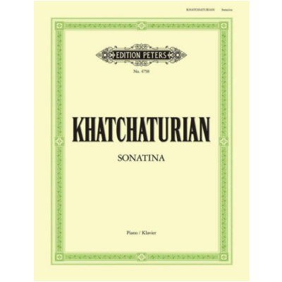 Piano Sonatina in C, Aram Khachaturian-Piano & Keyboard-Edition Peters-Engadine Music