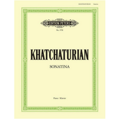 Piano Sonatina in C, Aram Khachaturian-Piano & Keyboard-Edition Peters-Engadine Music