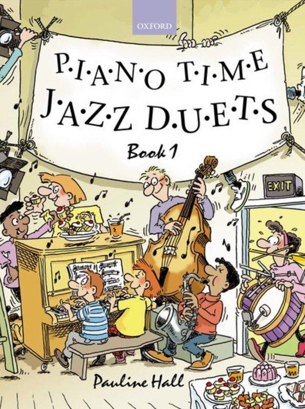 Piano Time Jazz Duets Book 1-Piano & Keyboard-Oxford University Press-Engadine Music