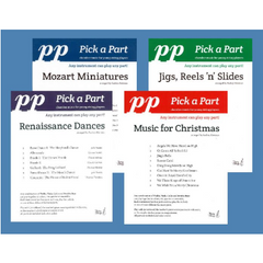 Pick a Part Collection - All 4 books-Strings-Flying Strings-Engadine Music