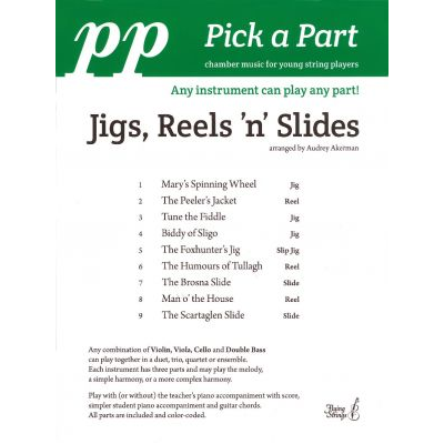 Pick a Part - Jigs Reels N Slides-Strings-Flying Strings-Engadine Music