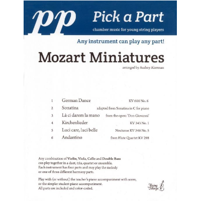 Pick a Part - Mozart Miniatures-Strings-Flying Strings-Engadine Music