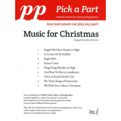Pick a Part - Music for Christmas-Strings-Flying Strings-Engadine Music
