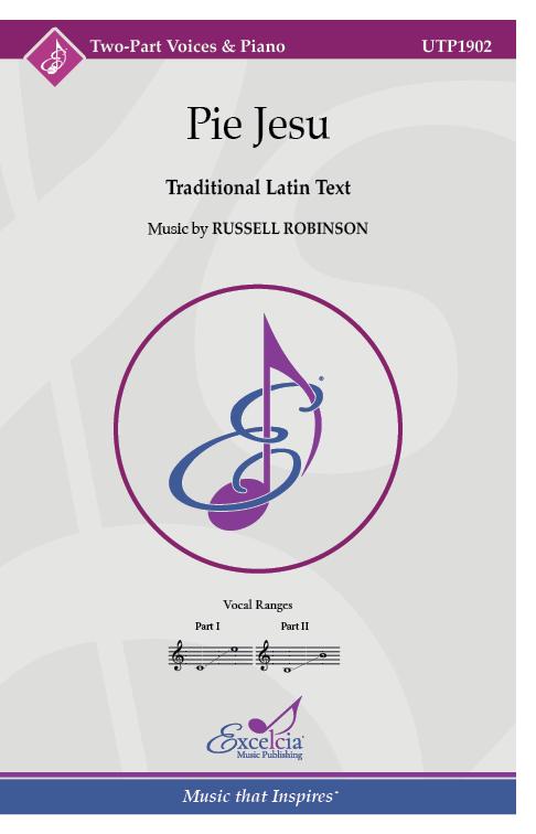 Pie Jesu, Russell Robinson Choral, Unison/2 Part-Choral-Excelcia Music-Engadine Music